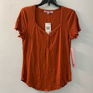 NWT Bombay Brown Juniors Crop Top